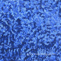 Sequin Embroidered Fabric, Made of 5mm Blue Color Sequin, Various Colors are Available